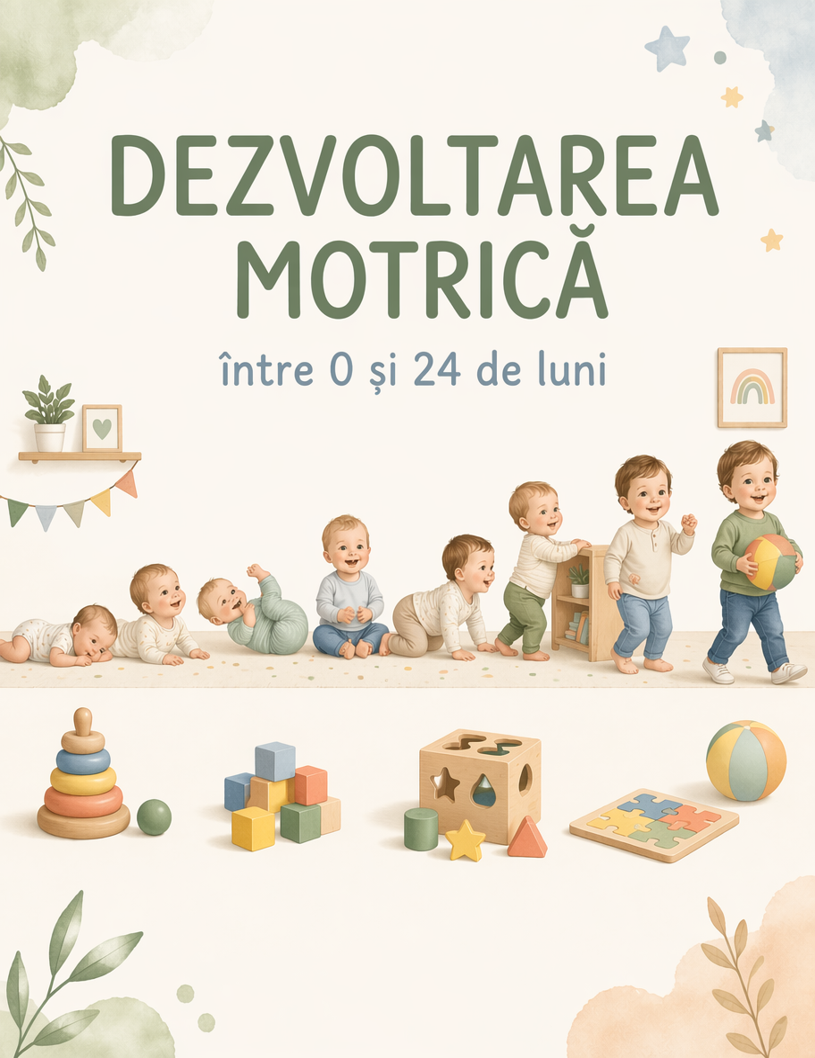 Dezvoltarea motrică între 0 si 24 de luni