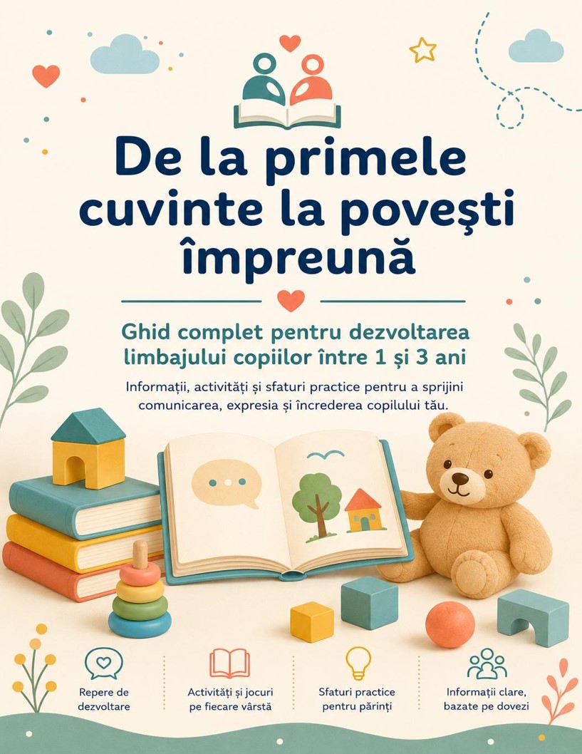 Dezvoltarea limbajului între 1 si 3 ani